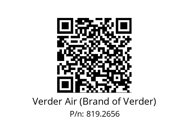   Verder Air (Brand of Verder) 819.2656