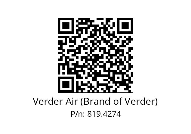   Verder Air (Brand of Verder) 819.4274