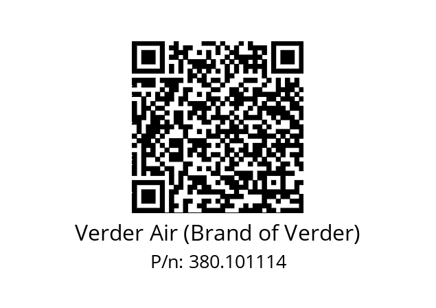   Verder Air (Brand of Verder) 380.101114