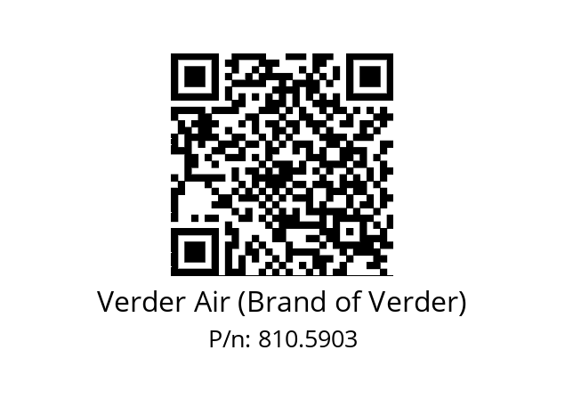   Verder Air (Brand of Verder) 810.5903