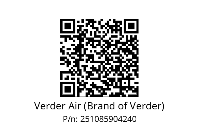   Verder Air (Brand of Verder) 251085904240