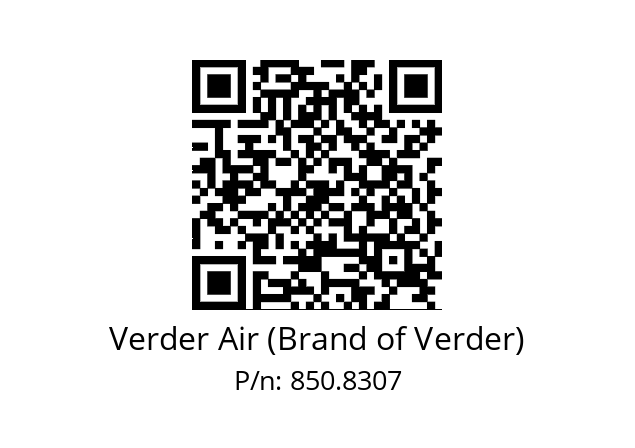   Verder Air (Brand of Verder) 850.8307