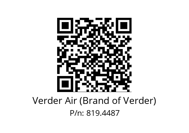   Verder Air (Brand of Verder) 819.4487