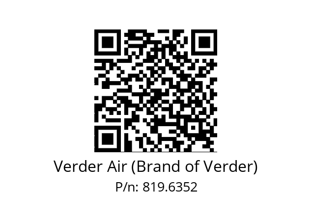   Verder Air (Brand of Verder) 819.6352