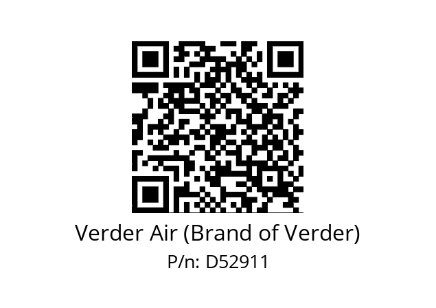   Verder Air (Brand of Verder) D52911