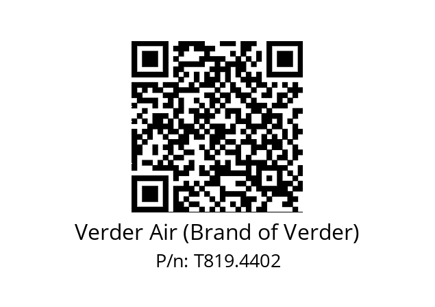   Verder Air (Brand of Verder) T819.4402