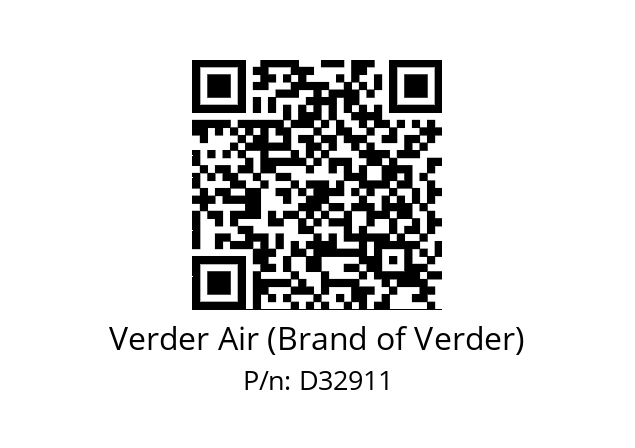   Verder Air (Brand of Verder) D32911