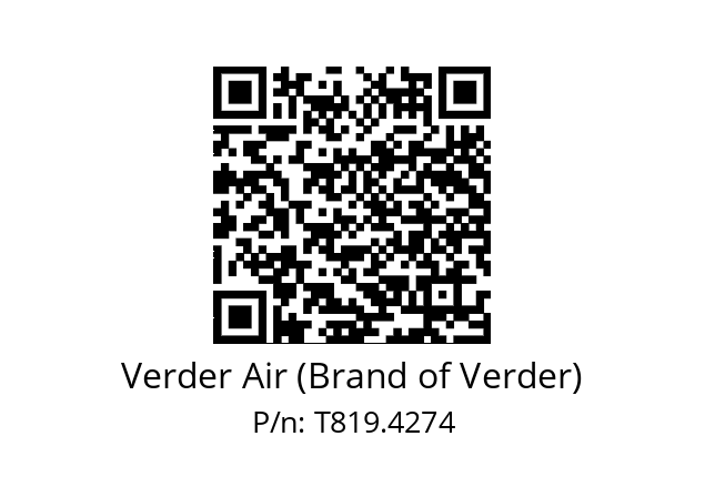   Verder Air (Brand of Verder) T819.4274