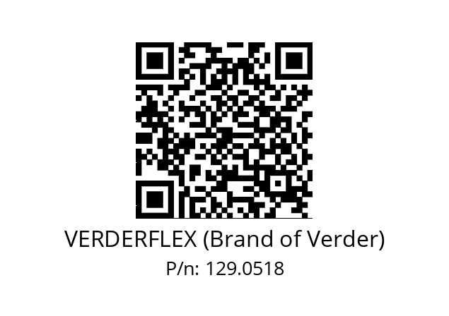   VERDERFLEX (Brand of Verder) 129.0518