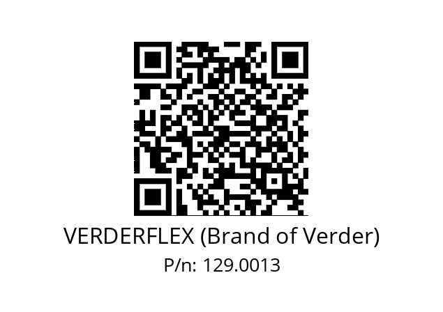   VERDERFLEX (Brand of Verder) 129.0013