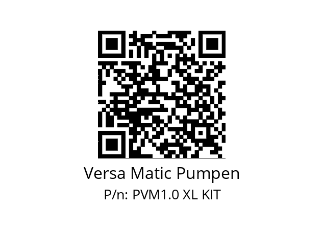   Versa Matic Pumpen PVM1.0 XL KIT