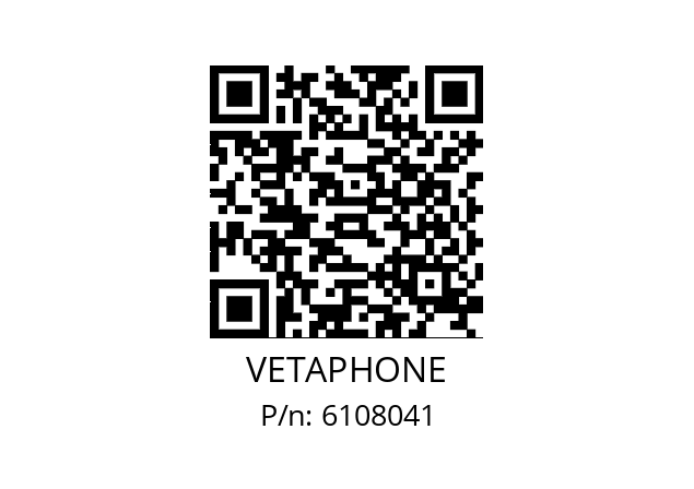   VETAPHONE 6108041