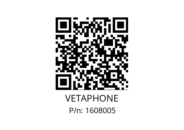   VETAPHONE 1608005