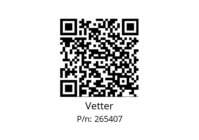   Vetter 265407