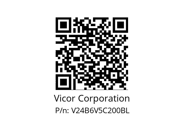   Vicor Corporation V24B6V5C200BL