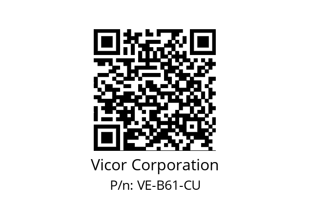   Vicor Corporation VE-B61-CU