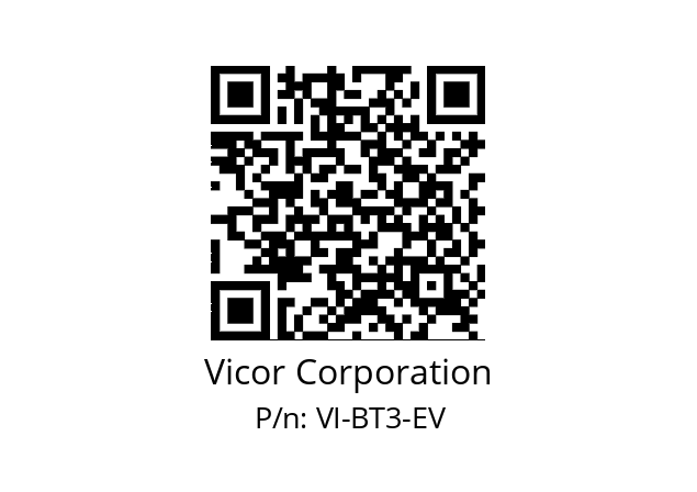   Vicor Corporation VI-BT3-EV