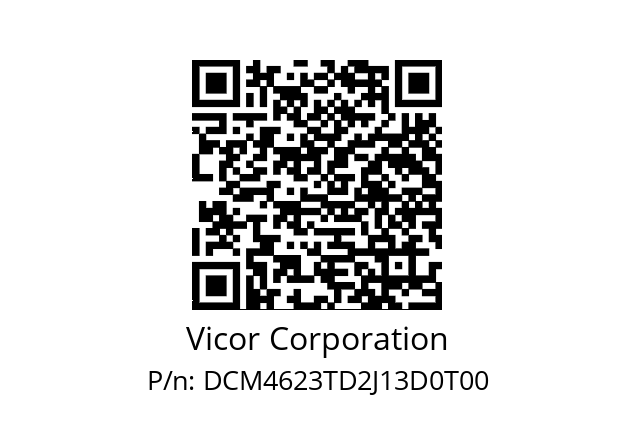   Vicor Corporation DCM4623TD2J13D0T00