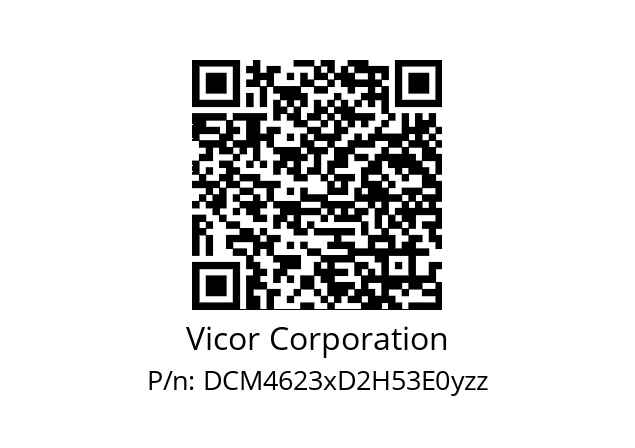   Vicor Corporation DCM4623xD2H53E0yzz