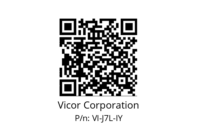   Vicor Corporation VI-J7L-IY