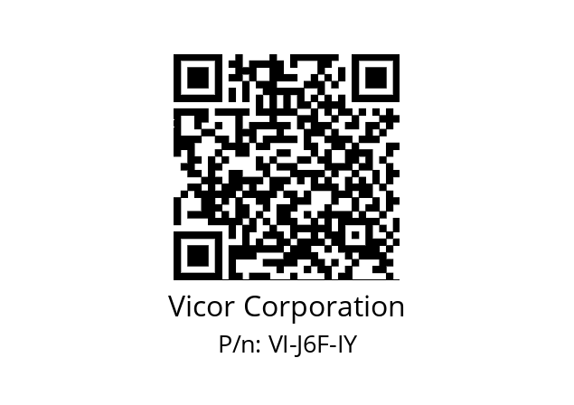   Vicor Corporation VI-J6F-IY