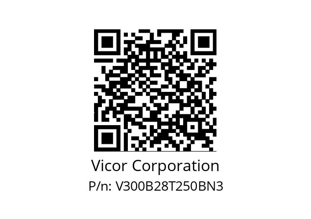   Vicor Corporation V300B28T250BN3