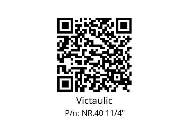   Victaulic NR.40 11/4"