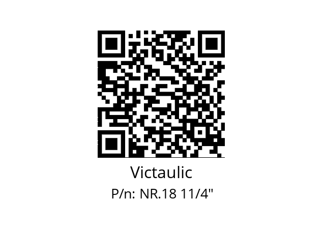   Victaulic NR.18 11/4"