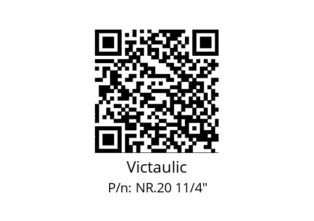   Victaulic NR.20 11/4"