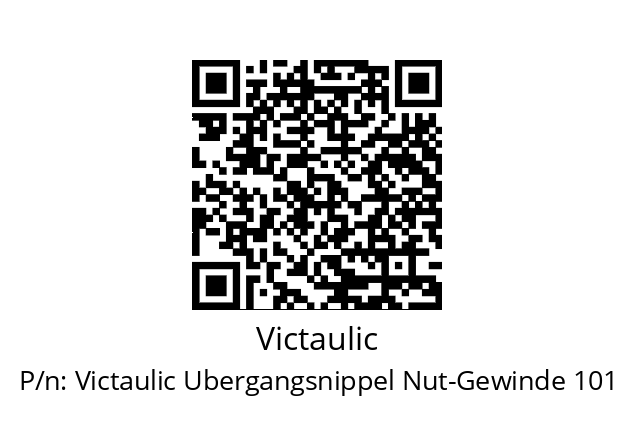   Victaulic Victaulic Ubergangsnippel Nut-Gewinde 101