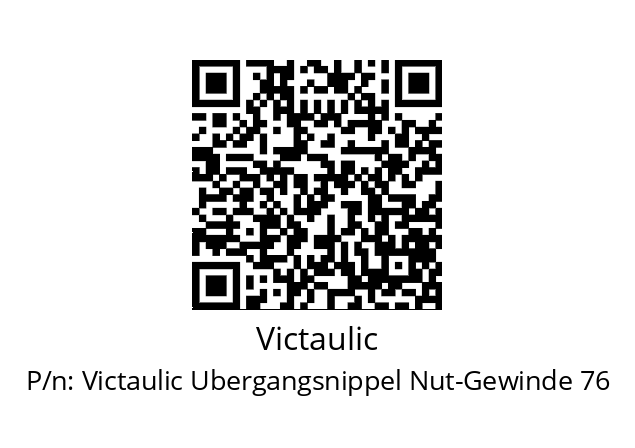   Victaulic Victaulic Ubergangsnippel Nut-Gewinde 76