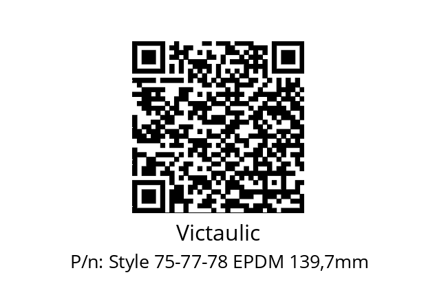   Victaulic Style 75-77-78 EPDM 139,7mm