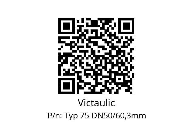   Victaulic Typ 75 DN50/60,3mm