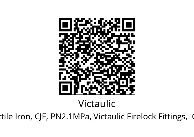   Victaulic '90 Elbow, Ductile Iron, CJE, PN2.1MPa, Victaulic Firelock Fittings,  Galvanized , DN100