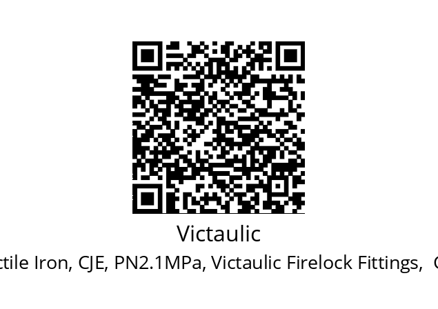   Victaulic '90 Elbow, Ductile Iron, CJE, PN2.1MPa, Victaulic Firelock Fittings,  Galvanized , DN200