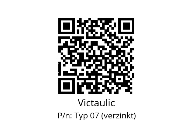   Victaulic Typ 07 (verzinkt)