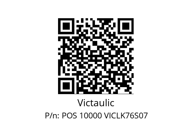   Victaulic POS 10000 VICLK76S07