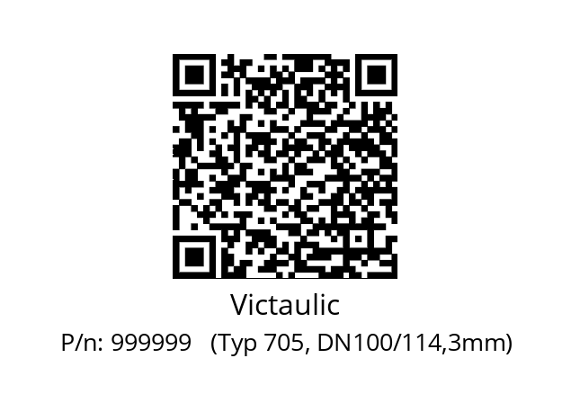   Victaulic 999999   (Typ 705, DN100/114,3mm)