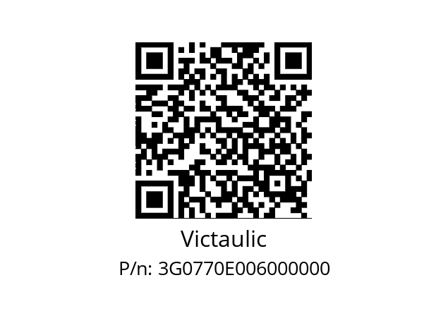   Victaulic 3G0770E006000000