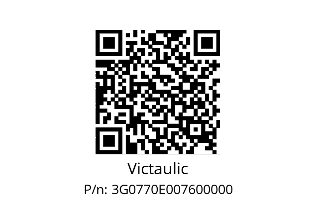   Victaulic 3G0770E007600000