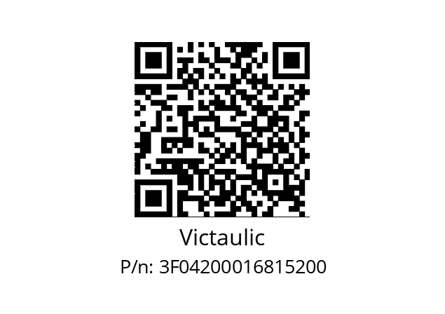   Victaulic 3F04200016815200