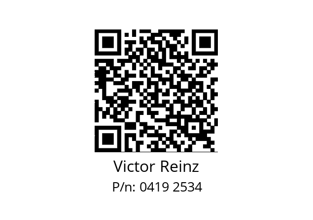   Victor Reinz 0419 2534