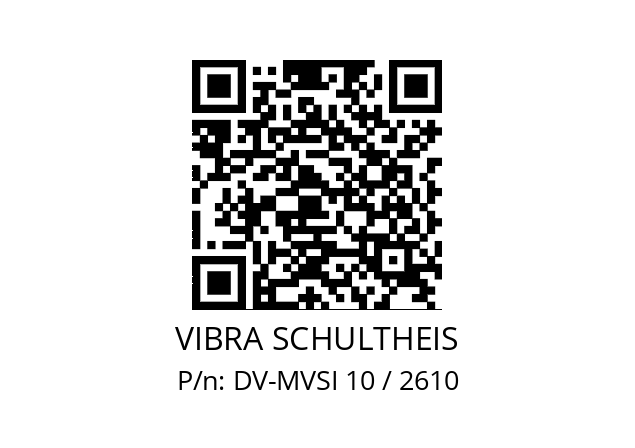   VIBRA SCHULTHEIS DV-MVSI 10 / 2610