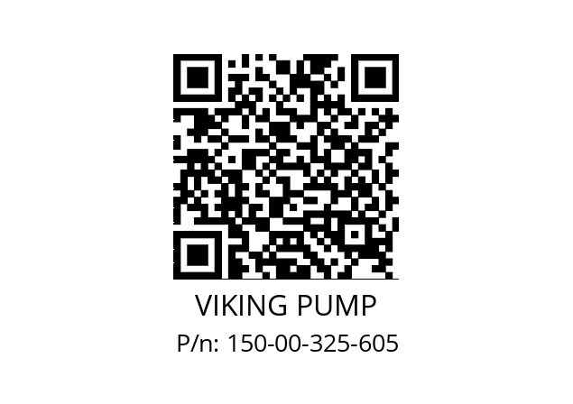   VIKING PUMP 150-00-325-605