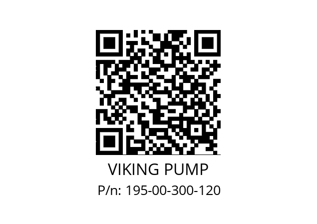   VIKING PUMP 195-00-300-120