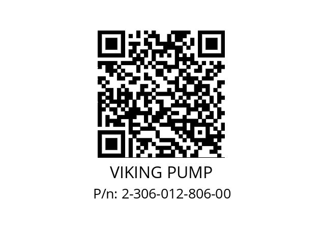   VIKING PUMP 2-306-012-806-00