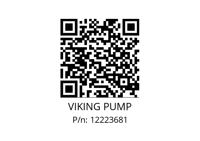   VIKING PUMP 12223681