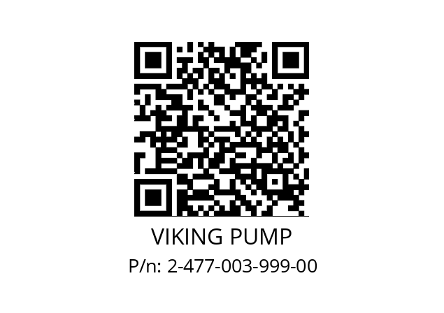   VIKING PUMP 2-477-003-999-00