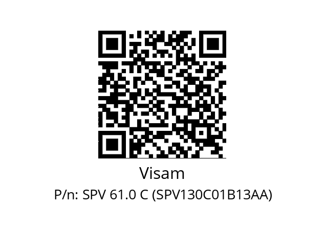   Visam SPV 61.0 C (SPV130C01B13AA)