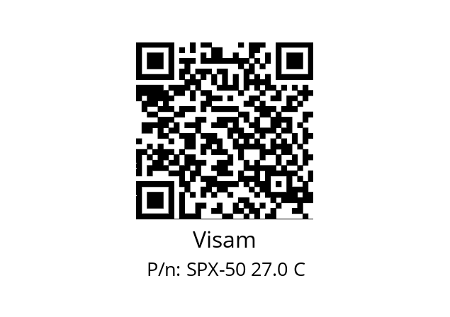   Visam SPX-50 27.0 C